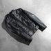 Rumella Black Leather Biker Jacket SH558
