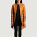 Sandy Tan Dye Leather Coat SH548