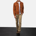 Stallon Brown Suede Trucker Jacket SH76