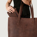The Bianca Vintage Distressed Brown Leather