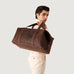 The Dale Duffle Vintage Distressed Brown Leather