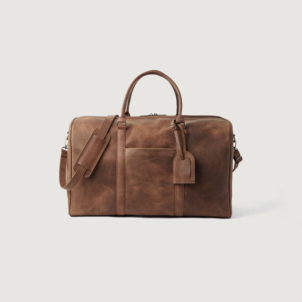 The Darrio Vintage Tan Brown Leather 