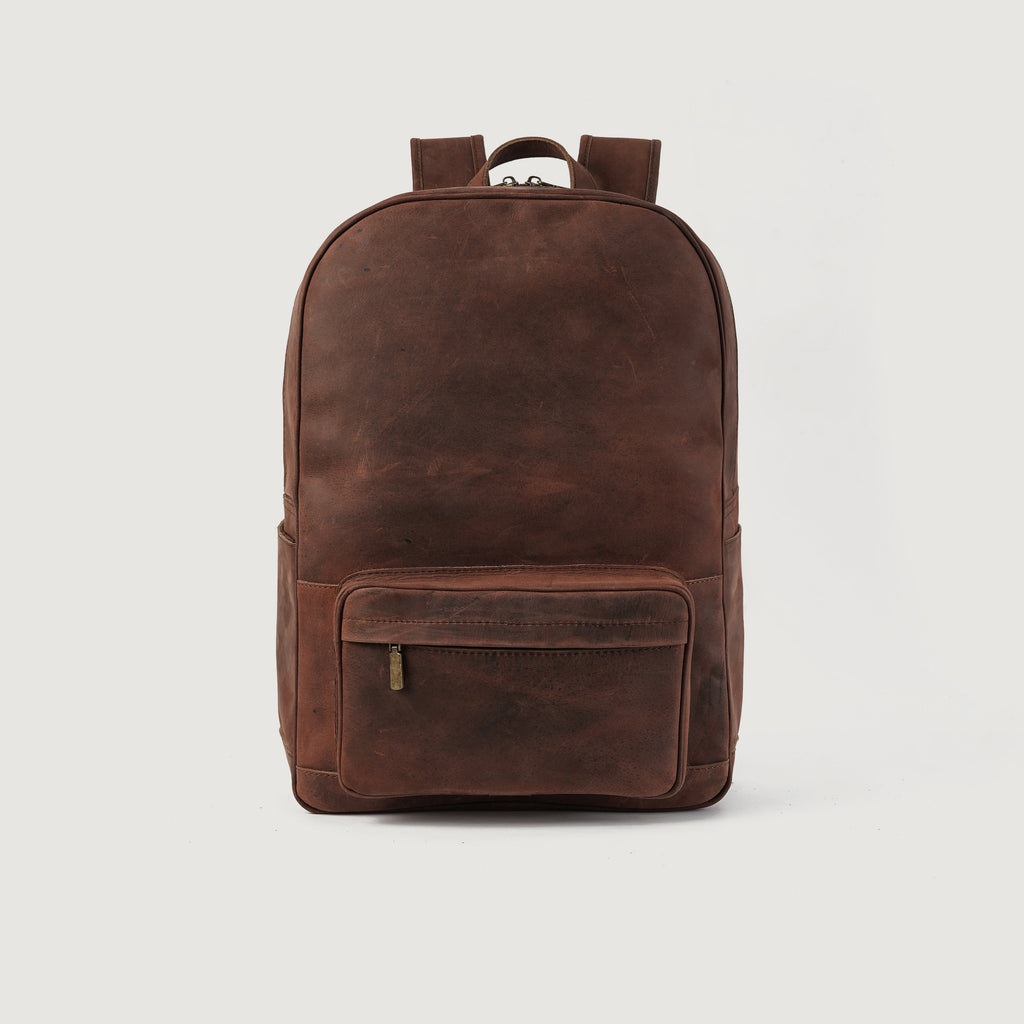 The Philos Vintage Distressed Brown Leather 