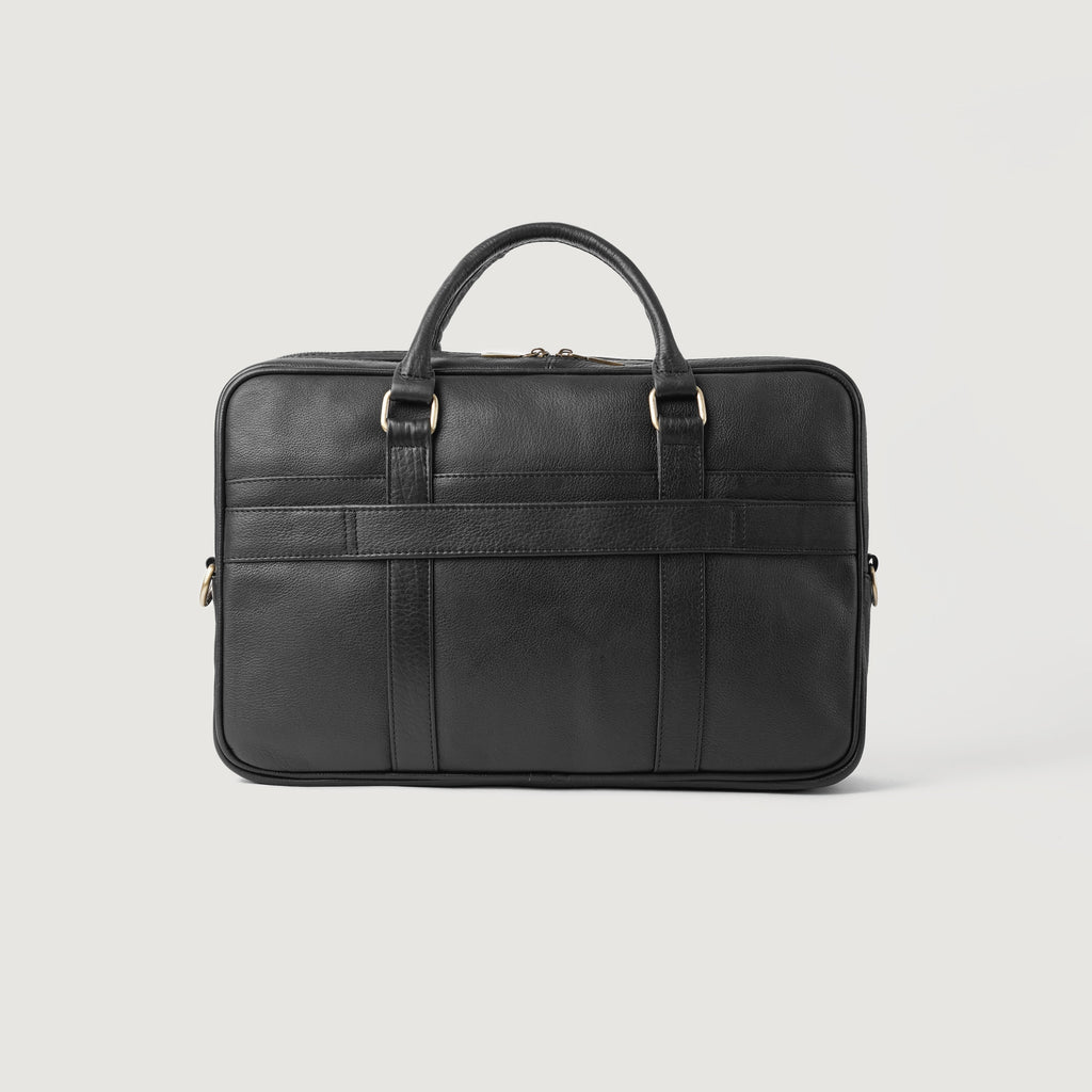 The Preston Black Leather