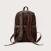 The Philos Vintage Brown Leather Backpack