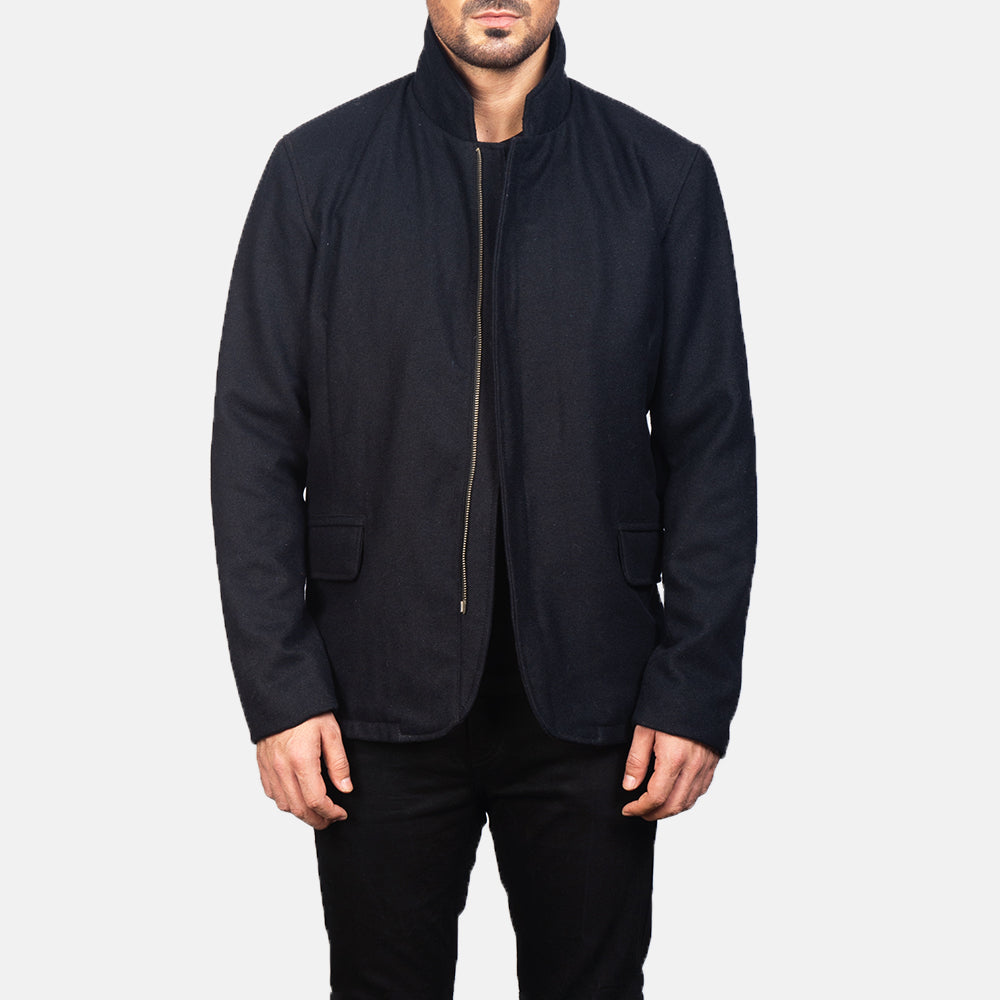 Thomas Black Wool Jacket SH65