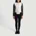 Cole Silver Leather Bomber Jacket SH622