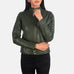 Adalyn Quilted Green Leather Biker Jacket SH651