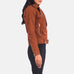 Alison Brown Suede Biker Jacket SH640