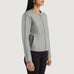 Elixir Grey Collarless Leather Jacket SH611