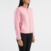 Elixir Pink Collarless Leather Jacket SH610