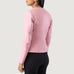 Elixir Pink Collarless Leather Jacket SH610