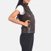 Rayne Moto Brown Leather Vest SH569