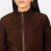 Rumella Mocha Suede Biker Jacket SH554