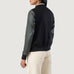Savant Green & Black Hybrid Varsity Jacket SH541