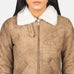 Sherilyn B-3 Distressed Brown Leather Bomber Jacket SH534