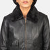 Stella G-1 Black Leather Bomber Jacket SH531