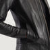 Vixen Black Classic Collar Leather Jacket SH518